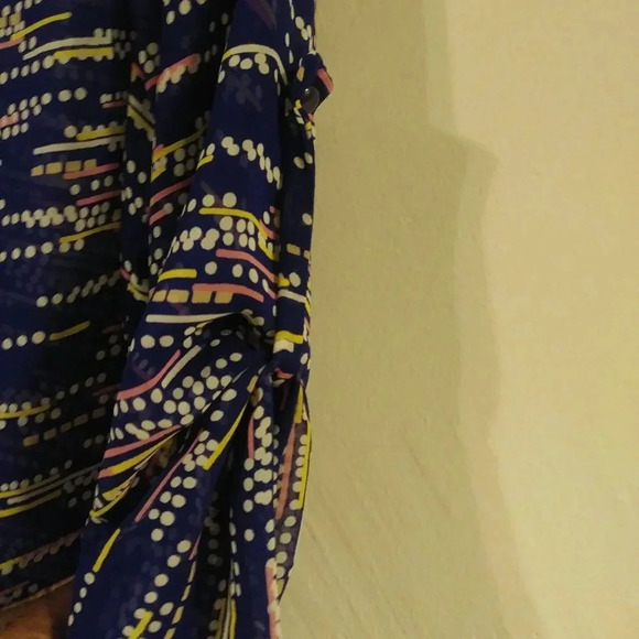 Bee Stitched Sheer Tunic Top - Picture 3 of 7